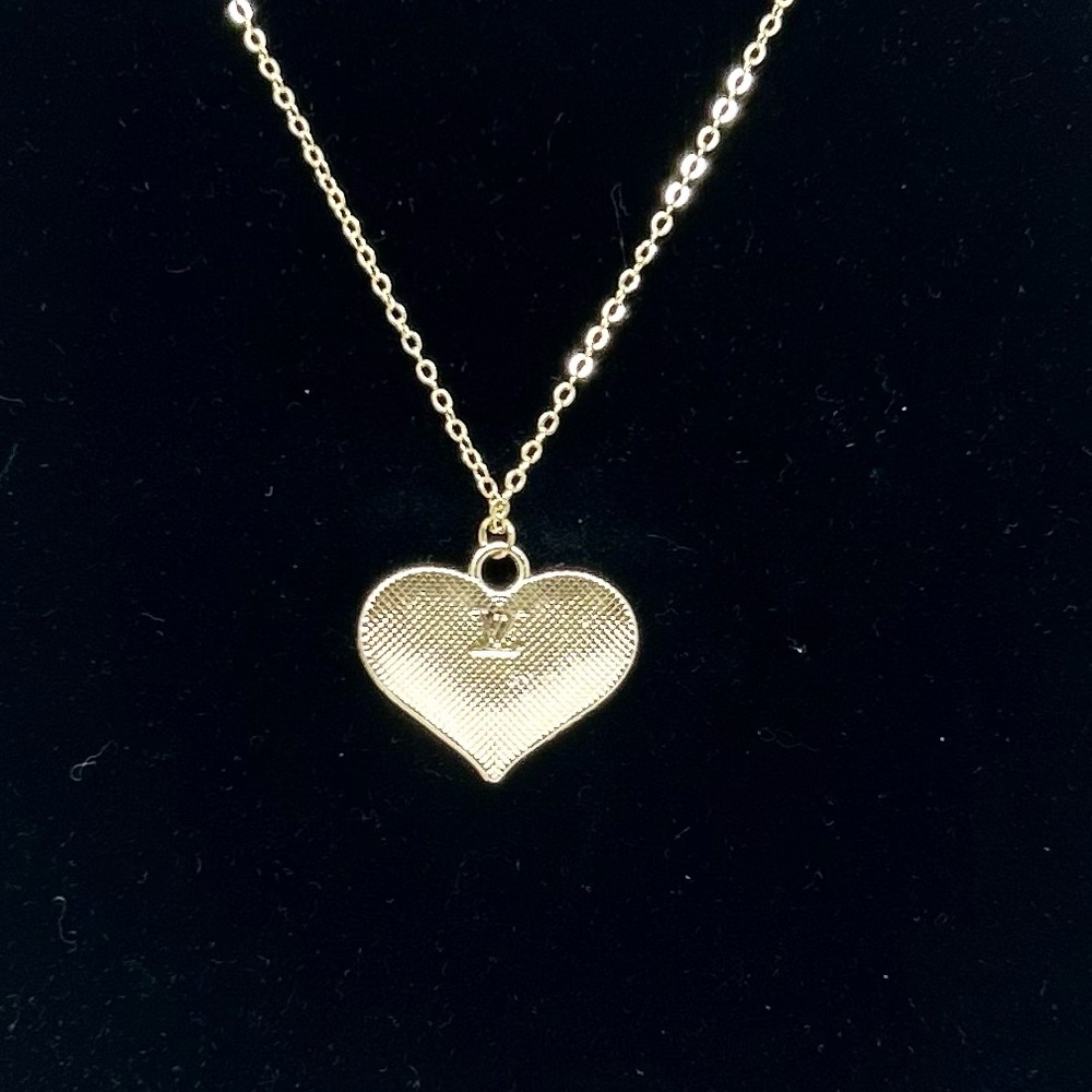 NWOT Authentic Louis Vuitton Charm on unbranded 14k chain - Picture 2 of 4
